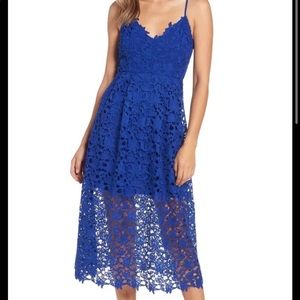 ASTR the label lace midi dress